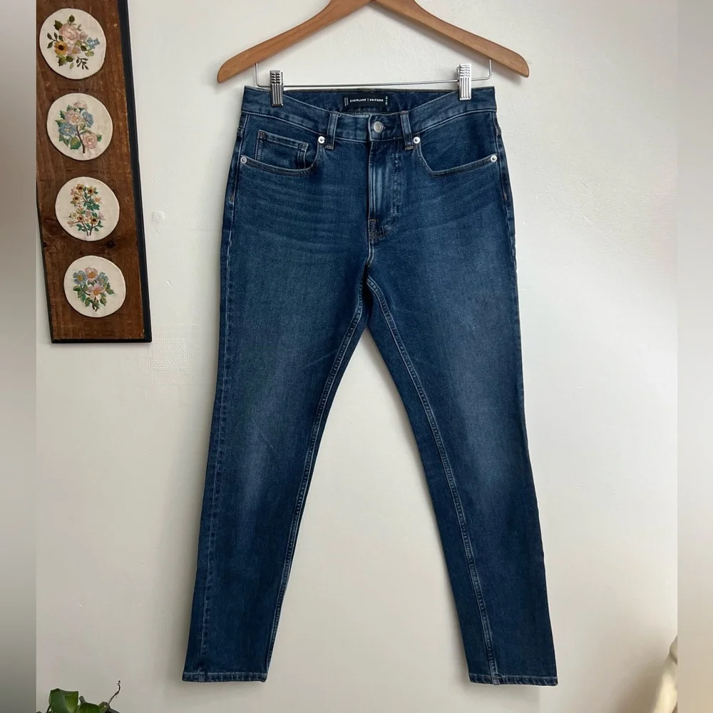 Everlane The Skinny 4-Way Stretch Organic Jean Uniform 29 30